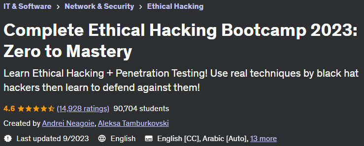 Pictures · ZeroToMastery — Complete Ethical Hacking Bootcamp: Zero to Mastery 2025-4