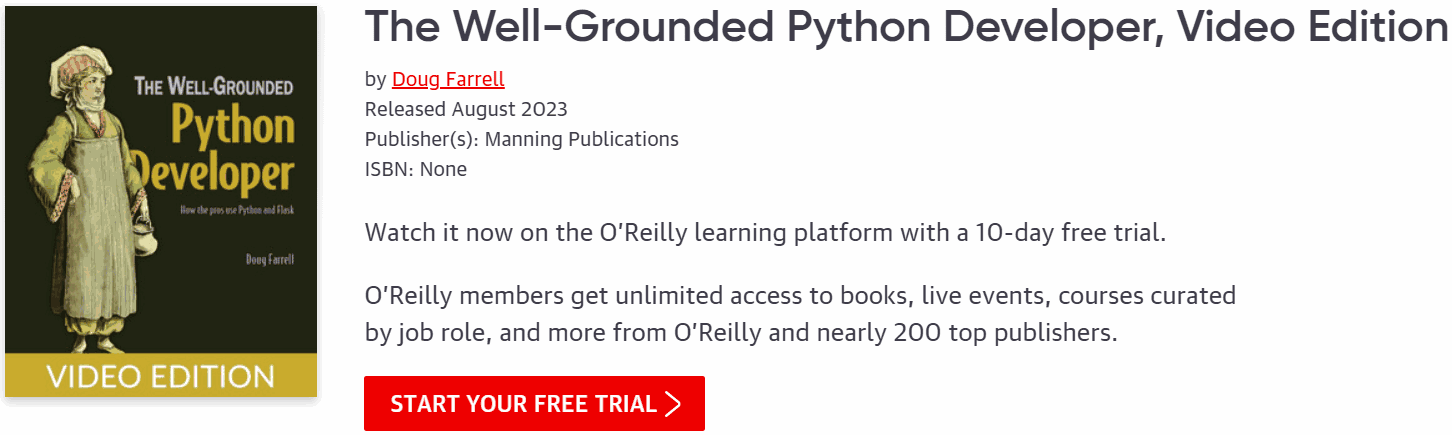 Imágenes · Oreilly - El bien rodeado Python Desarrollador, Edición de vídeo 2023-8