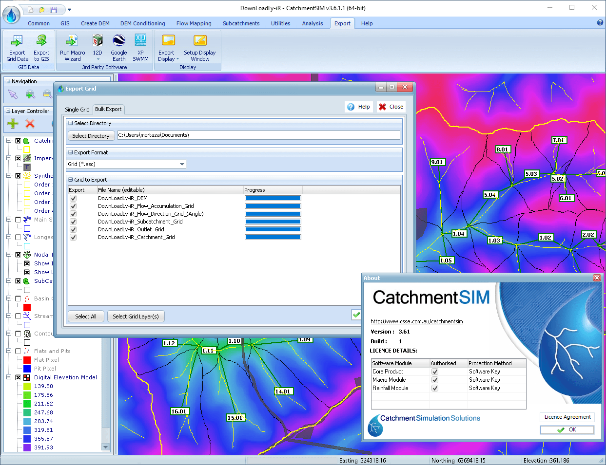 Pictures · CatchmentSIM 3.6.1 x64
