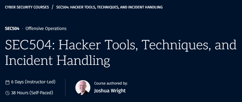 Pictures · SANS — SEC504: Hacker Tools, Techniques, and Incident Handling 2022-6