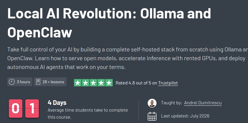 الصور · زيروتوماسترى - المحلية AI الثورة: أولاما وOpenClaw 2026-7
