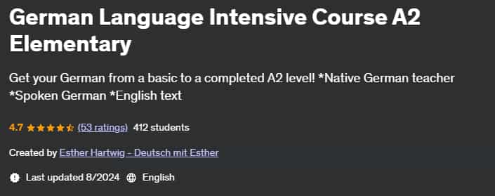 Pictures · German Language Intensive Course A2 Elementary 2023-3