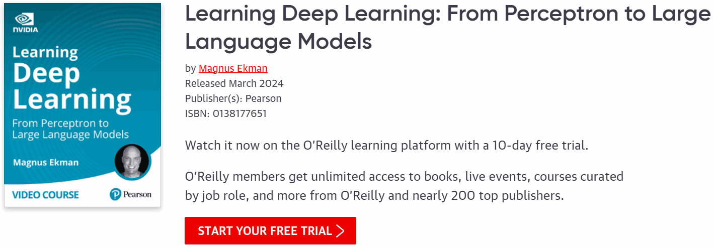 Pictures · Oreilly — Learning Deep Learning: From Perceptron to Large Language Models 2024-2