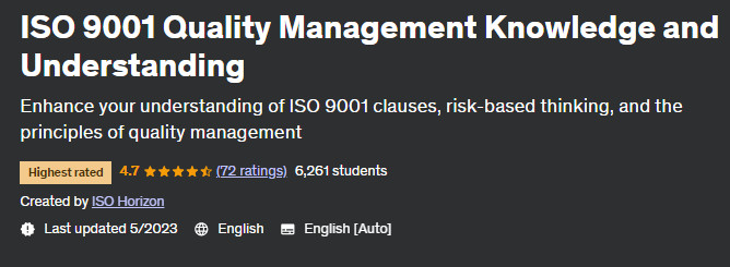 Pictures · ISO 9001 Quality Management Knowledge and Understanding 2022-1