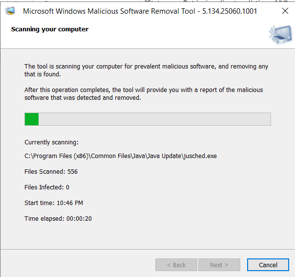 Pictures · Microsoft Malicious Software Removal Tool 5.142