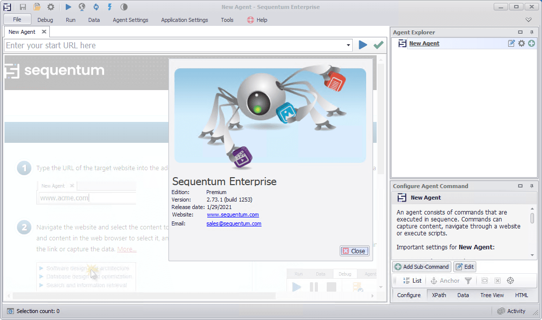 Pictures · Sequentum (Content Grabber) Enterprise 2.82.0 x64