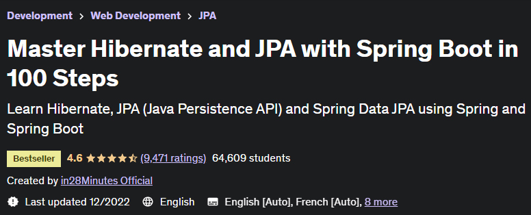 Pictures · Udemy — Master Hibernate and JPA with Spring Boot in 100 Steps 2021-4