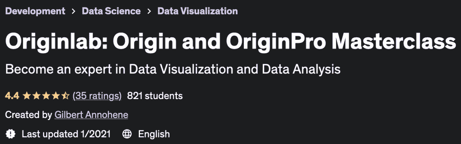 Pictures · Udemy — Originlab: Origin and OriginPro Masterclass 2021-1