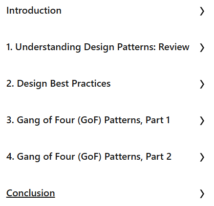 Course topics · Python: Advanced Design Patterns 2025-2