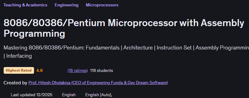 Изображения · 8086/80386/Pentium Microprocessor с программированием собраний 2024-12