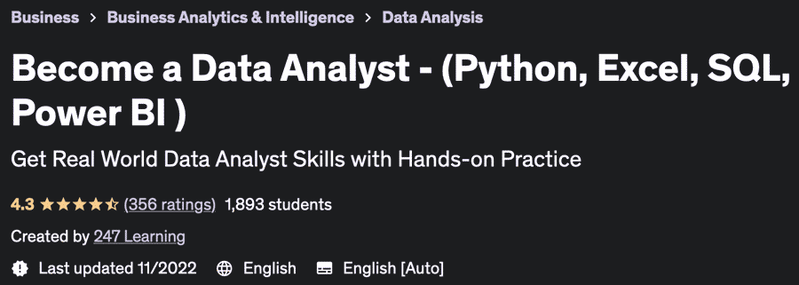 Pictures · Become a Data Analyst – (Python, Excel, SQL, Power BI ) 2022-5