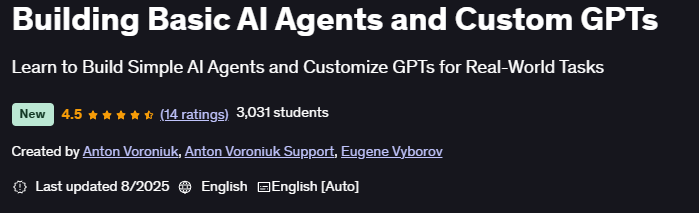 تصاویر · بنیادی تعمیر AI ایجنٹ اور Custom GPTs 2025-7