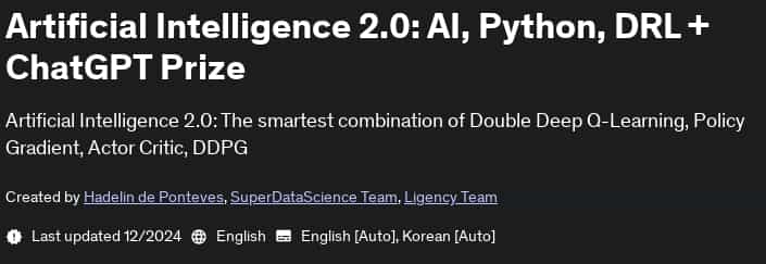 Pictures · Artificial Intelligence 2.0 AI, Python, DRL + ChatGPT Prize 2024-12