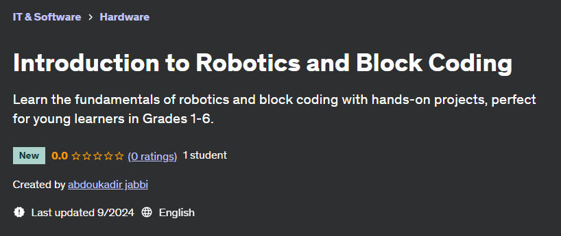 Pictures · Udemy — Introduction to Robotics and Block Coding 2024-8