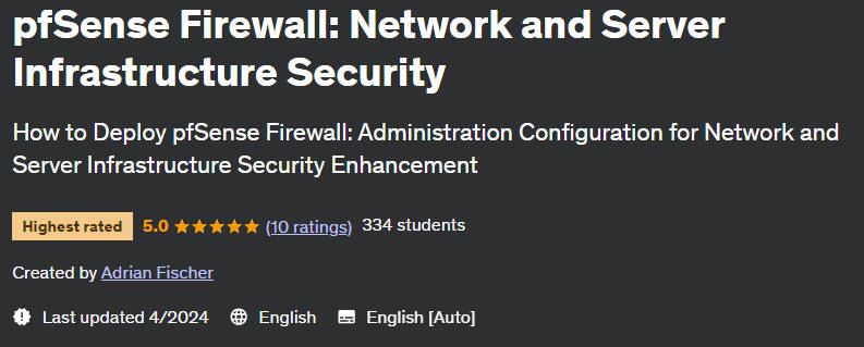 Pictures · pfSense Firewall: Network and Server Infrastructure Security 2024-4