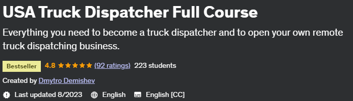 Pictures · Udemy — USA Truck Dispatcher Full Course 2023-08