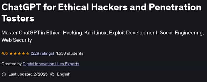 Pictures · Udemy — ChatGPT for Ethical Hackers and Penetration Testers 2025-2