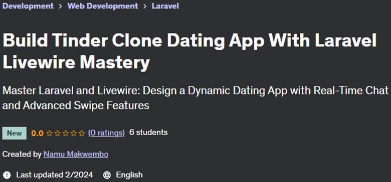 Pictures · Udemy — Build Tinder Clone Dating App With Laravel Livewire Mastery 2024-3