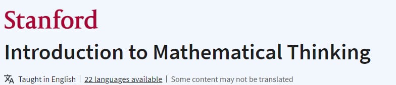 Pictures · Introduction to Mathematical Thinking 2024-5