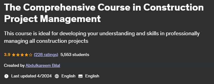 Pictures · Udemy — The Comprehensive Course in Construction Project Management 2022-1