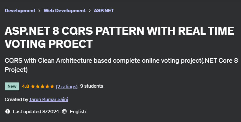 Pictures · Udemy — ASP.NET 8 CQRS PATTERN WITH REAL TIME VOTING PROECT 2024-8