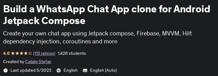 Pictures · Build a WhatsApp Chat App clone for Android Jetpack Compose 2023-5