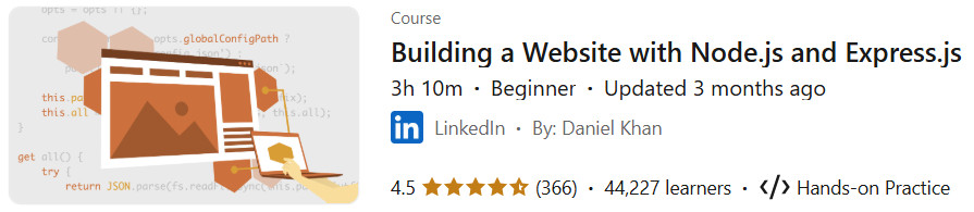 Pictures · LinkedIn — Building a Website with Node.js and Express.js 2024-11
