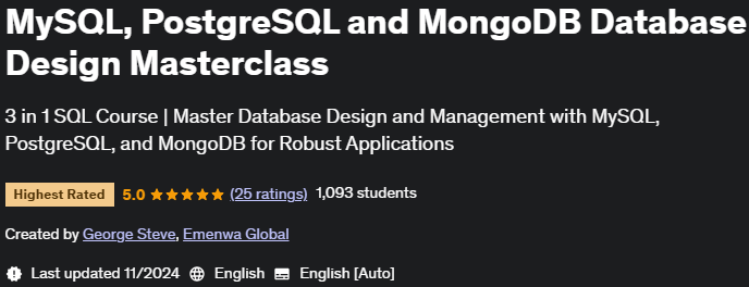 Pictures · MySQL, PostgreSQL and MongoDB Database Design Masterclass 2024-11