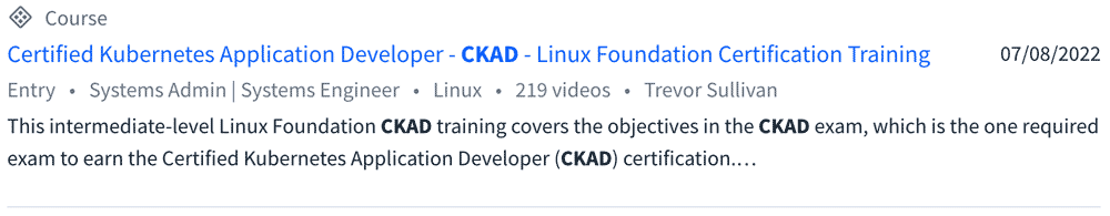 Pictures · CBTNuggets – CKAD Online Training 2022-7