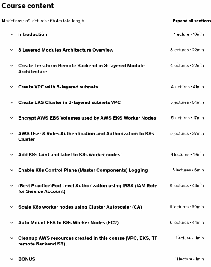 Temas del curso · Avanzado Terraform Para AWS ECS y VPC (TF v1.5El 8o V.1.27) 2023-7