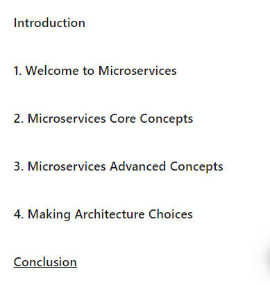 Course topics · Microservices Foundations 2024-2