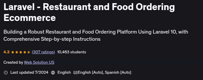 Pictures · Udemy — Laravel – Restaurant and Food Ordering Ecommerce 2024-7