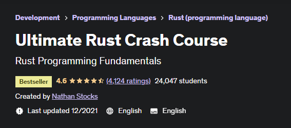 Pictures · Udemy — Ultimate Rust Crash Course 2021-12
