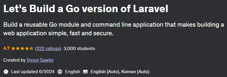 Pictures · Let’s Build a Go version of Laravel 2024-6