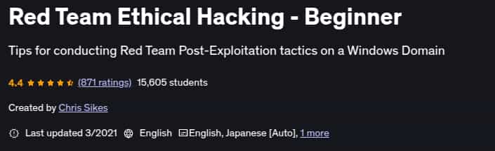Pictures · Udemy — Red Team Ethical Hacking – Beginner 2021-3