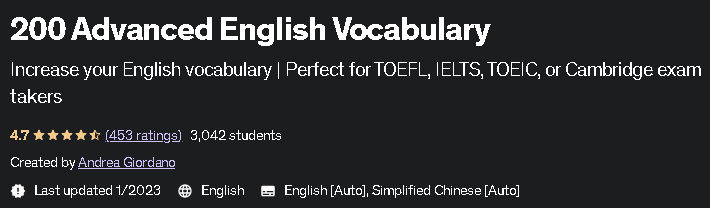 Pictures · Udemy — 200 Advanced English Vocabulary 2021-9