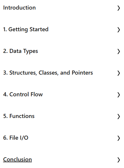 Course topics · LinkedIn — Learning C++ 2024-1