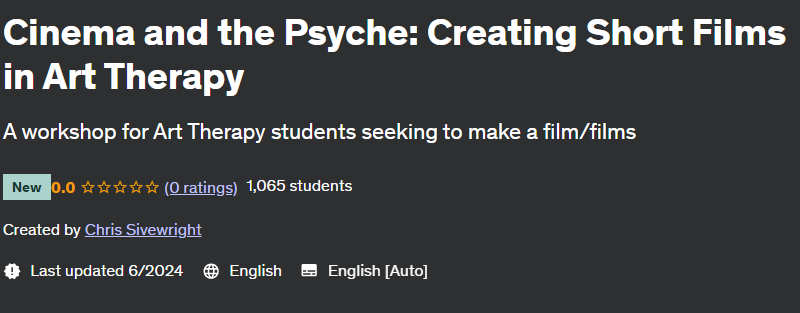 Pictures · Cinema and the Psyche: Creating Short Films in Art Therapy 2024-6