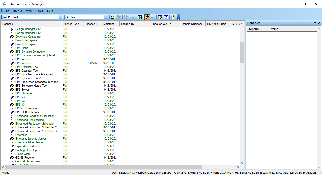 Pictures · Datamine Studio EM 2.3 / 5D Planner 14 / OP 2.6 / RM 1.13 / UG 2.1 / EPS 3.0 / NPV Scheduler 4.30
