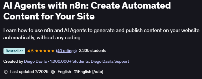 Pictures · Udemy — AI Agents with n8n: Create Automated Content for Your Site 2025-7