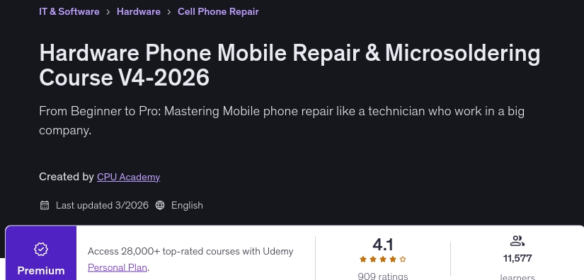 Bilder · Hardware Phone Mobile Repair & Microsoldering Kurs V42026 2026-3