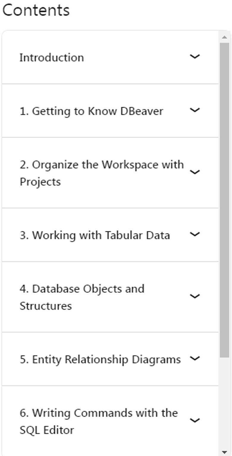 Course topics · DBeaver Essential Training 2022-8
