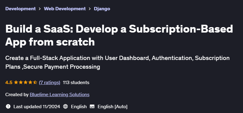 Pictures · Udemy — Build a SaaS: Develop a Subscription-Based App from scratch 2024-11
