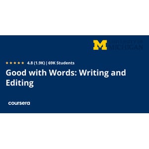 Coursera — Good with Words: Writing and Editing Specialization 2024-7