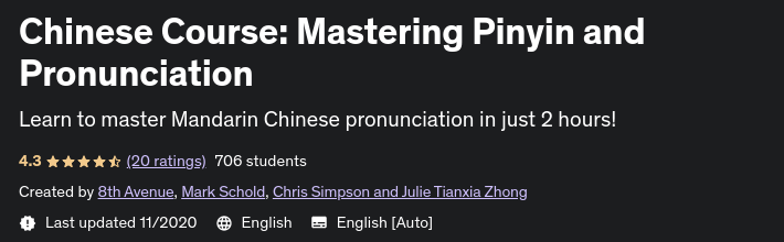 Pictures · Chinese Course: Mastering Pinyin and Pronunciation 2020-11