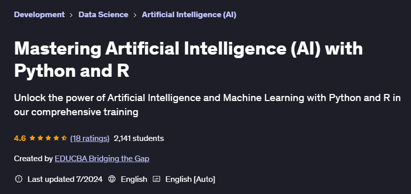 Pictures · Udemy — Mastering Artificial Intelligence (AI) with Python and R 2024-6