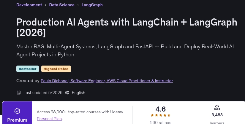Pictures · Udemy — Production AI Agents with LangChain + LangGraph [2026] 2026-5