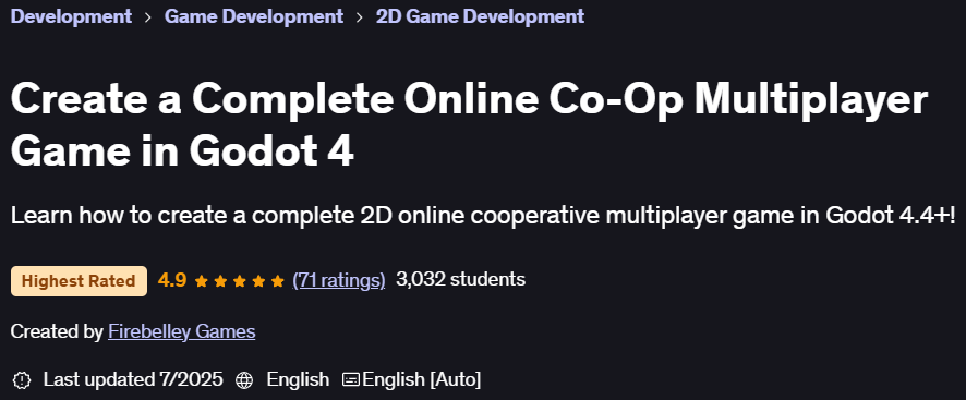 Pictures · Udemy — Create a Complete Online Co-Op Multiplayer Game in Godot 4 2025-7