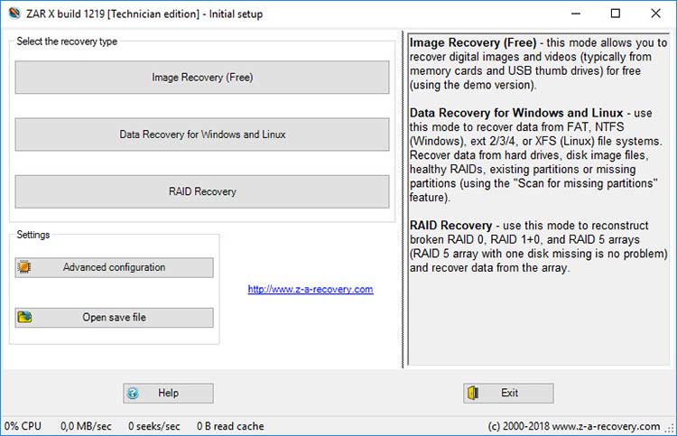 Pictures · Zero Assumption Recovery 10.0 Build 2080 Technician Edition