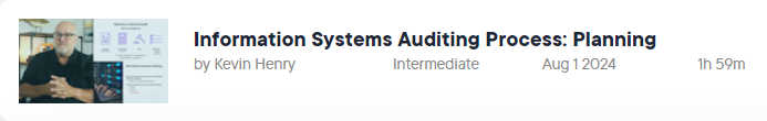 Pictures · Information Systems Auditing Process: Planning 2024-8